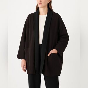 Eskandar Coat Jacket Wool Cashmere Lagenlook